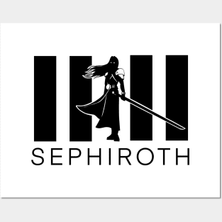 Sephiroth makeup logo Posters and Art